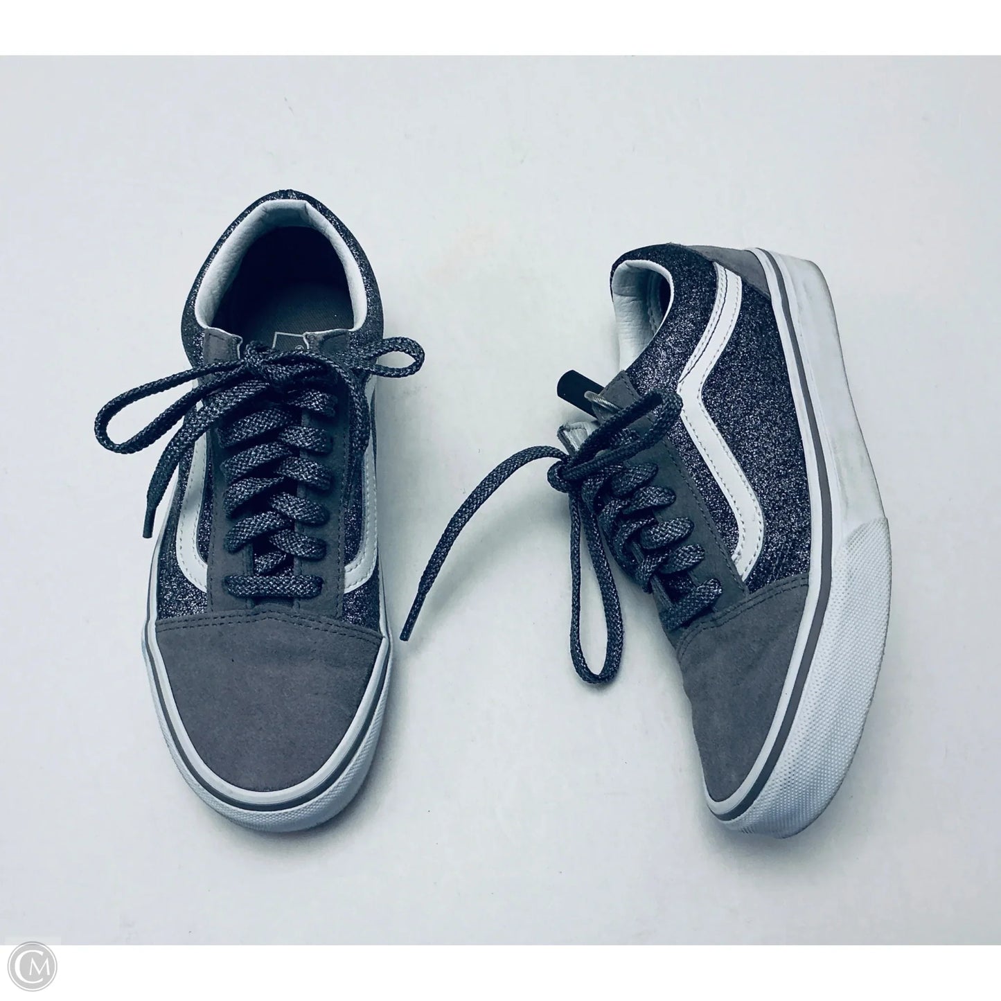 Shoes Sneakers By Vans In Grey, Size: 7