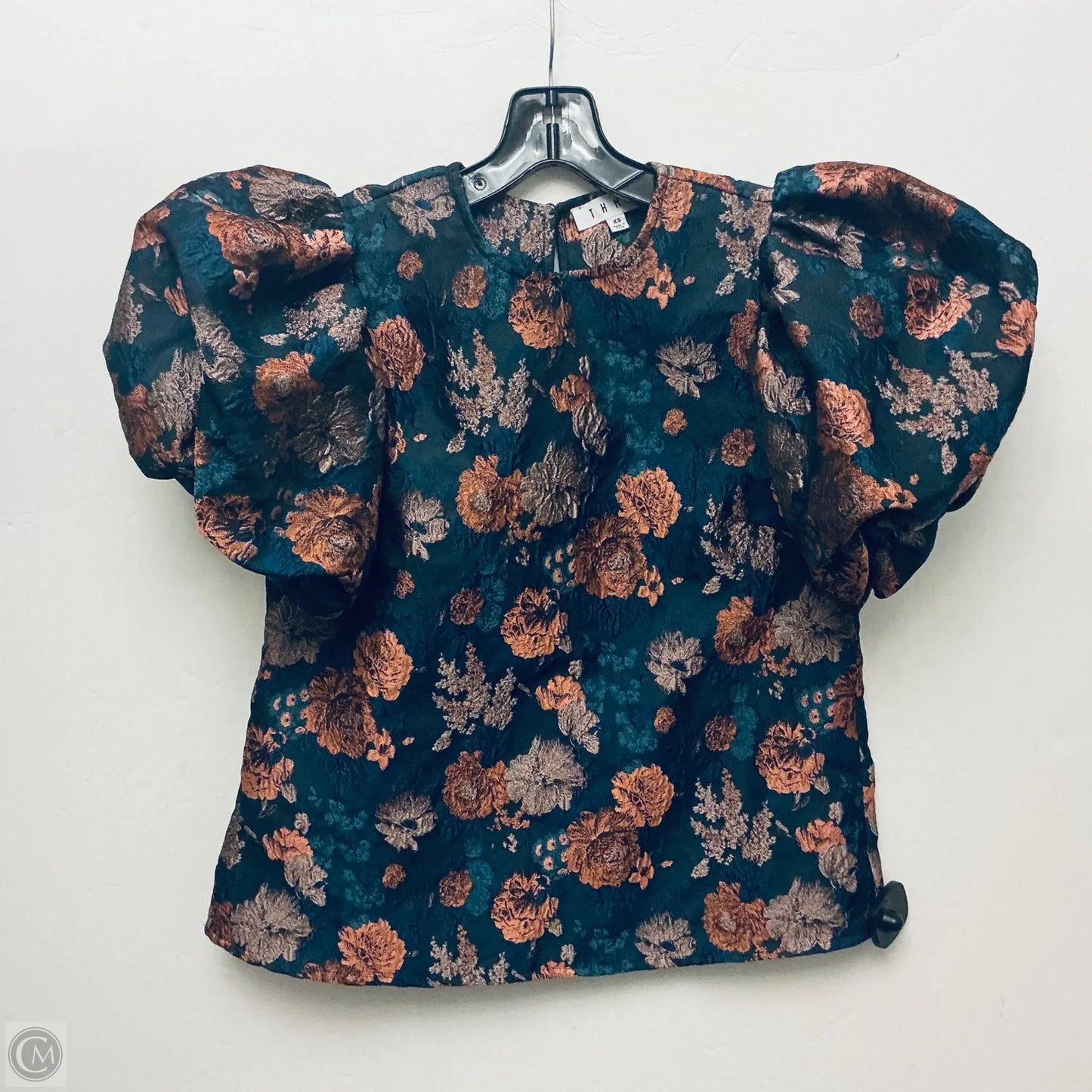 Top Short Sleeve By Thml In Floral Print, Size: Xs