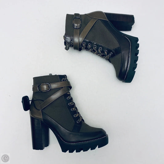 Boots Ankle Heels By Antonio Melani In Green, Size: 9.5