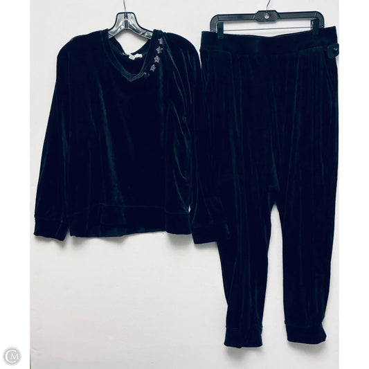 Lounge Set Pants By Magaschoni In Black, Size: Xl