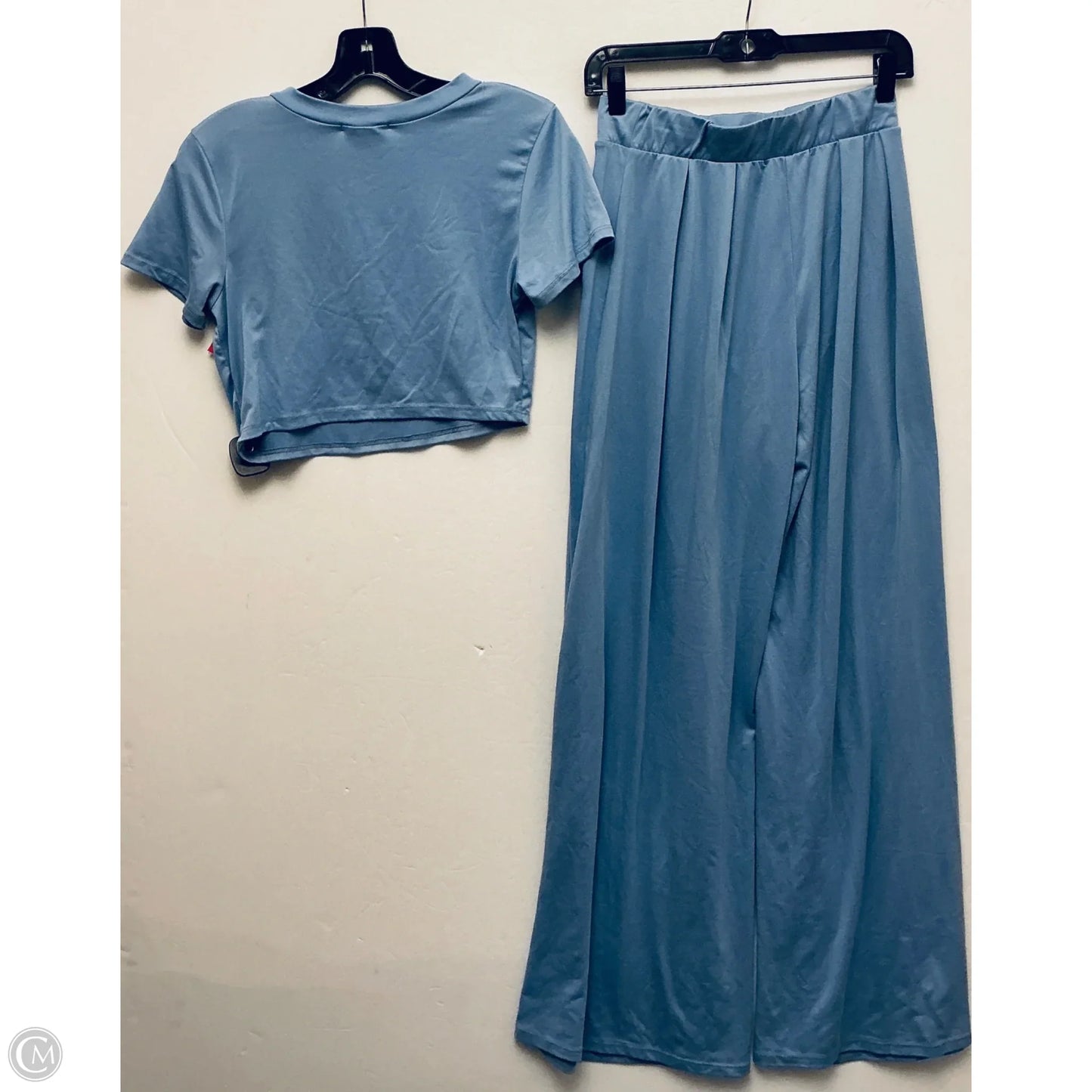 Lounge Set Pants By Clothes Mentor In Blue, Size: M