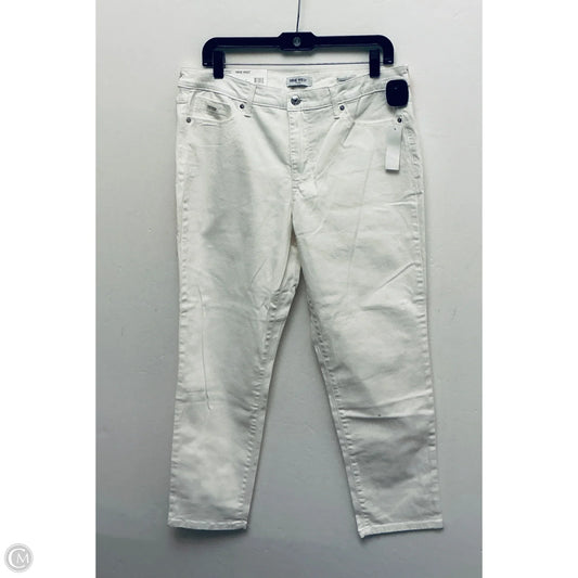 Jeans Cropped By Nine West In White, Size: 12