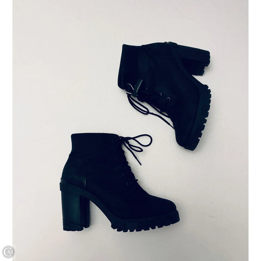 Boots Ankle Heels By Timberland In Black, Size: 10