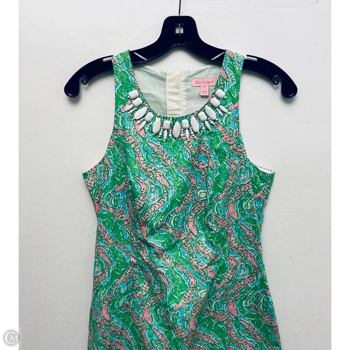 Dress Designer By Lilly Pulitzer In Green, Size: 4