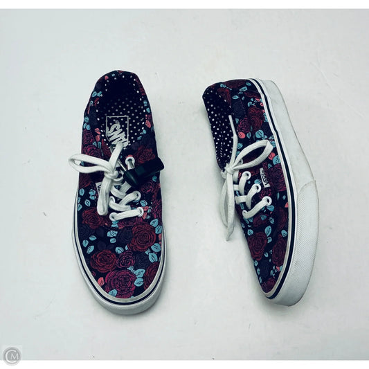 Shoes Sneakers By Vans In Multi-colored, Size: 7