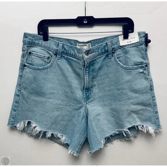 Shorts By Abercrombie And Fitch In Blue, Size: 16