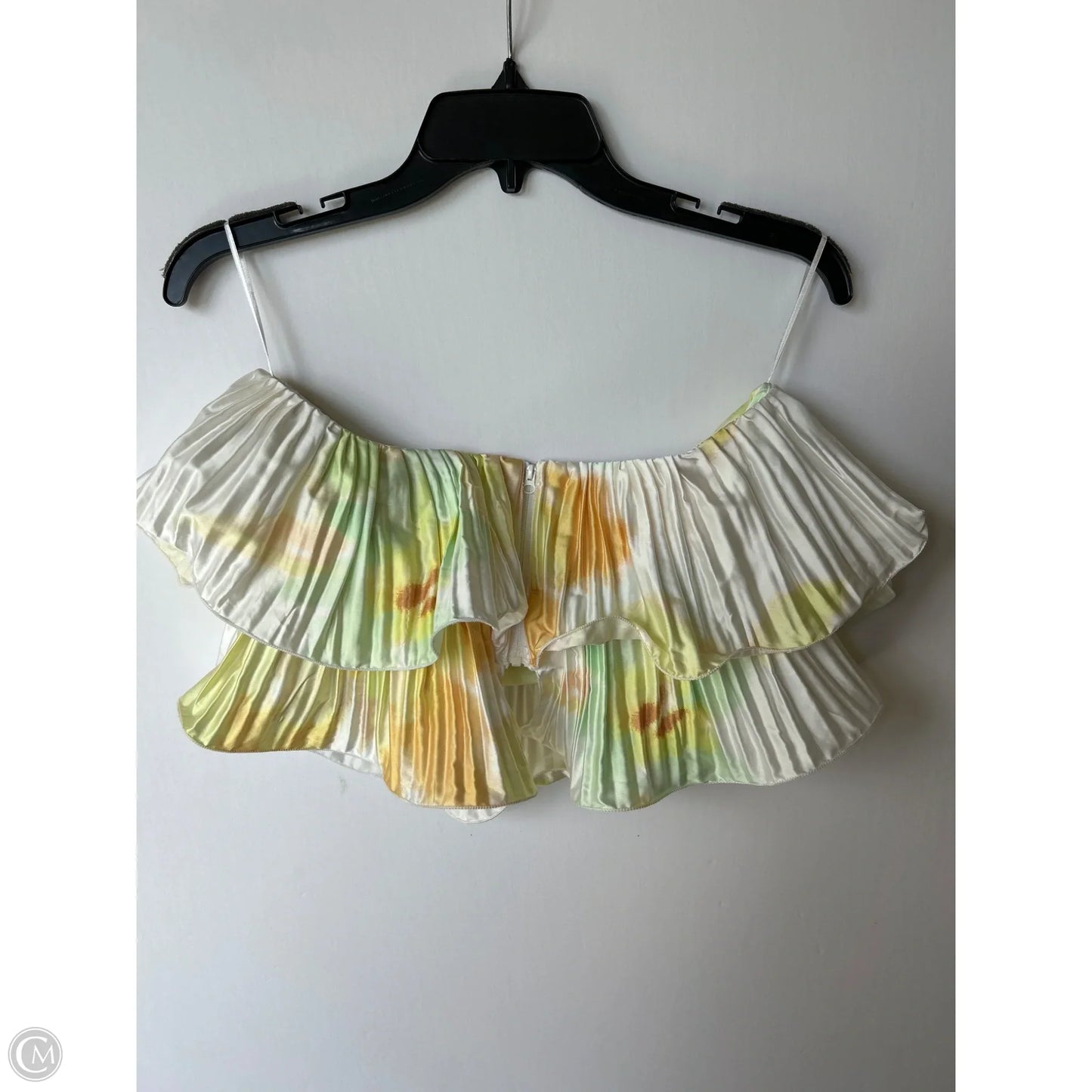 Skirt Set 2pc By Clothes Mentor In Green & White, Size: S