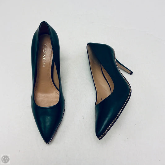 Shoes Designer By Coach In Green, Size: 8