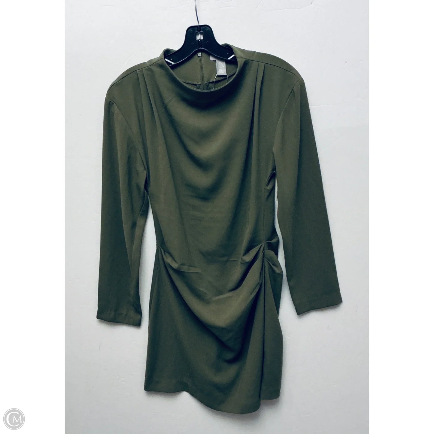 Dress Casual Short By H&m In Green, Size: Xs