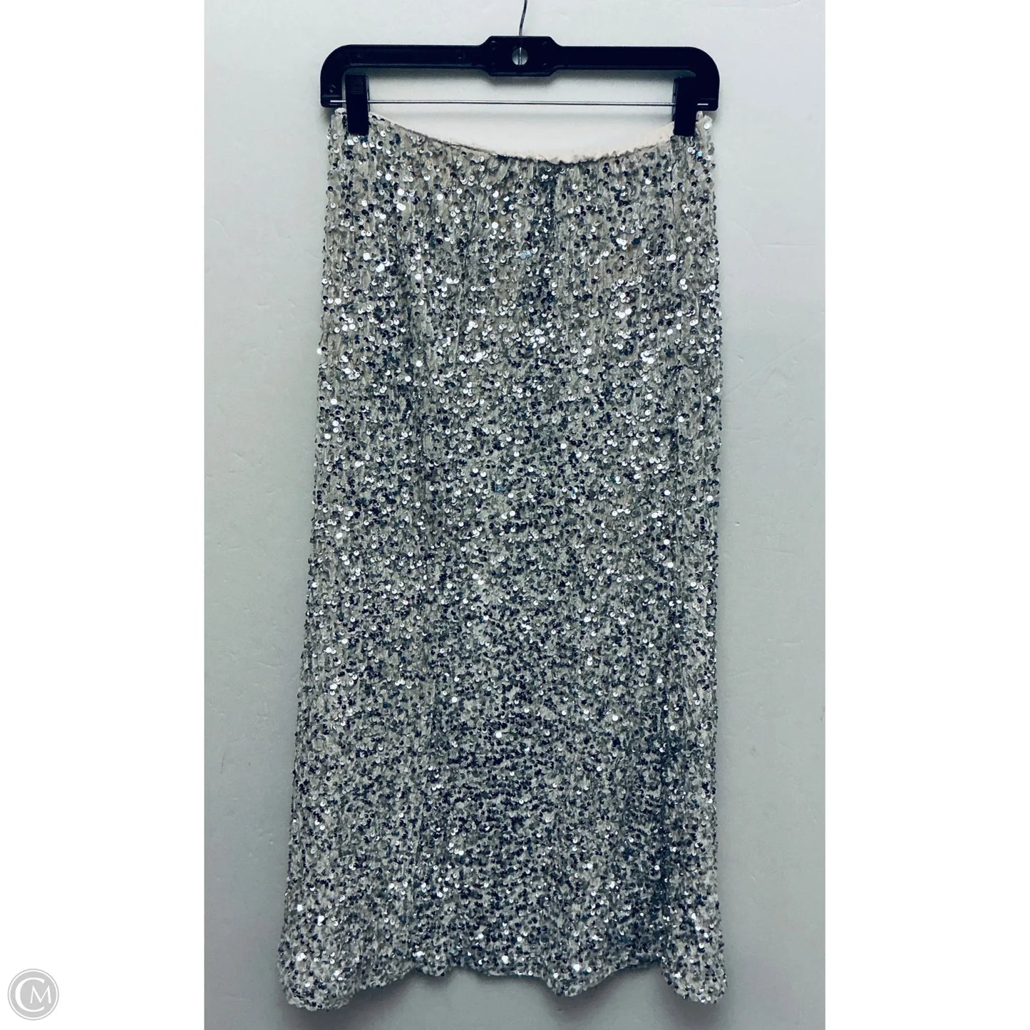 Skirt Midi By Old Navy In Silver, Size: M