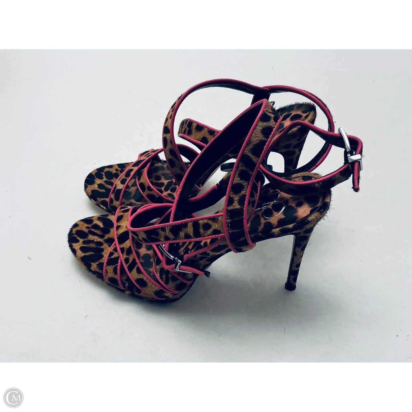 Shoes Heels Stiletto By Jessica Simpson In Animal Print, Size: 7.5