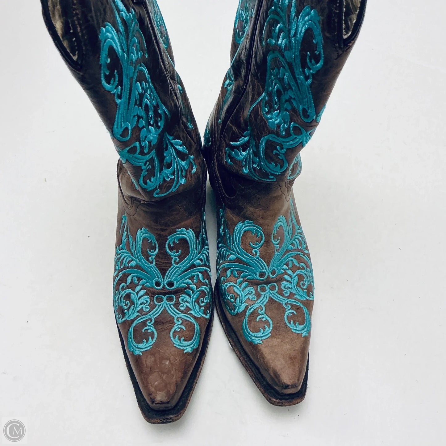 Boots Western By Corral In Blue, Size: 7.5