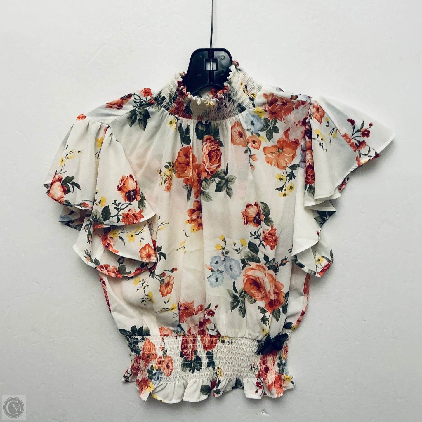 Top Short Sleeve By Shinestar In Floral Print, Size: S