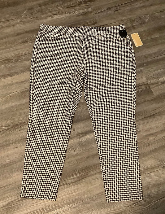 Checkered Pattern Pants Other Michael By Michael Kors, Size Xxl