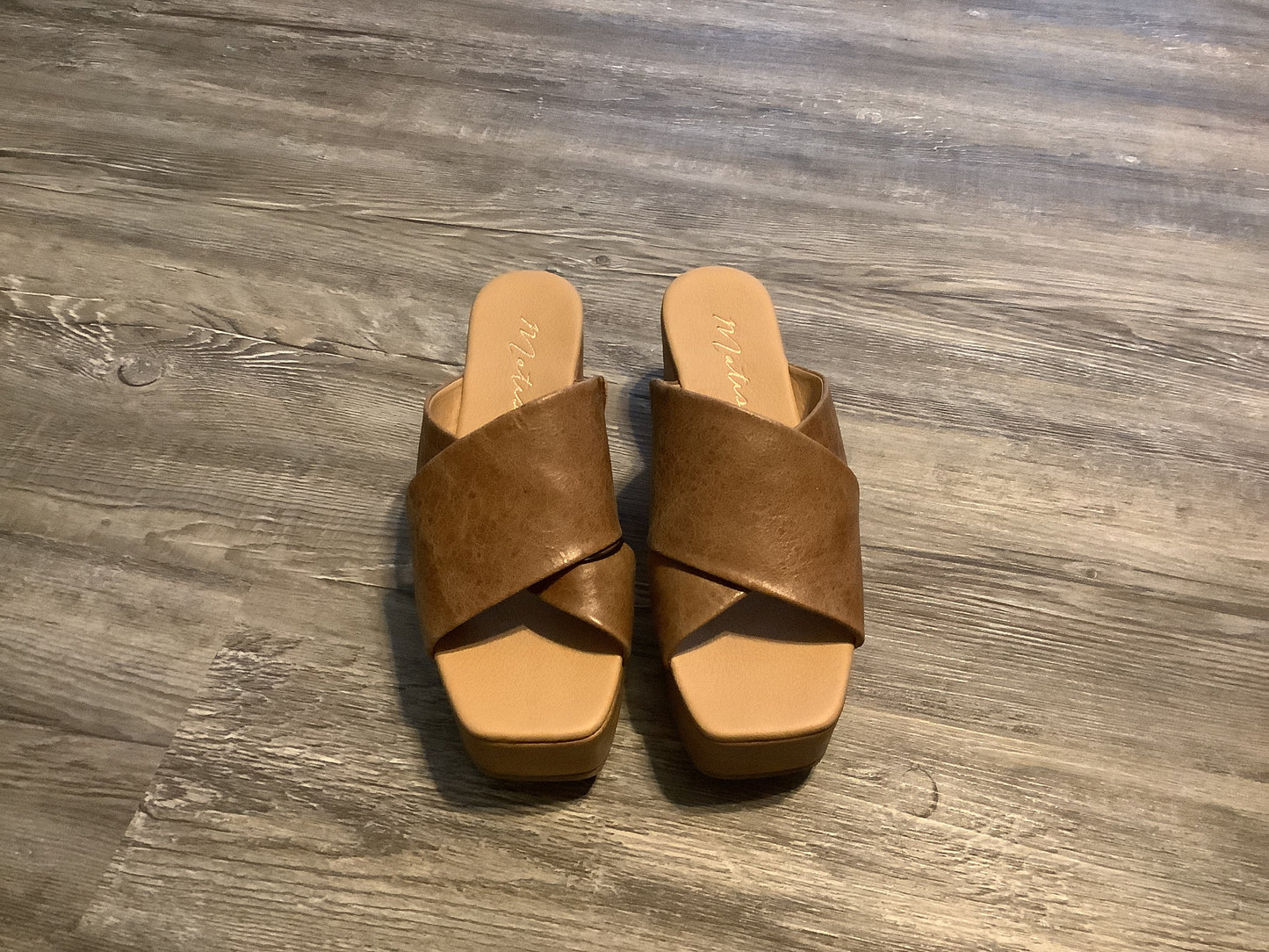 Brown Shoes Heels Block Matisse, Size 9