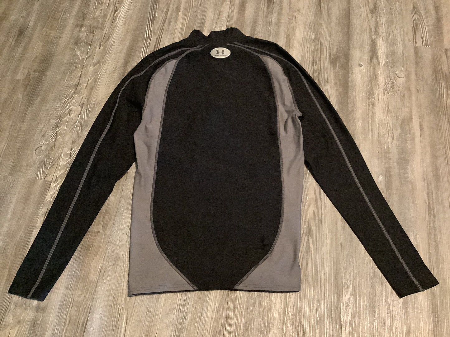 Athletic Jacket By Under Armour In Black, Size: L