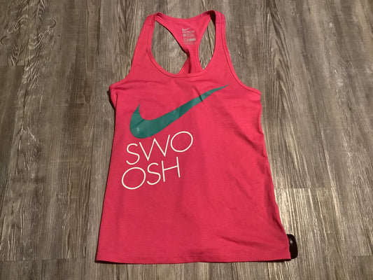 Athletic Tank Top By Nike In Pink, Size: S