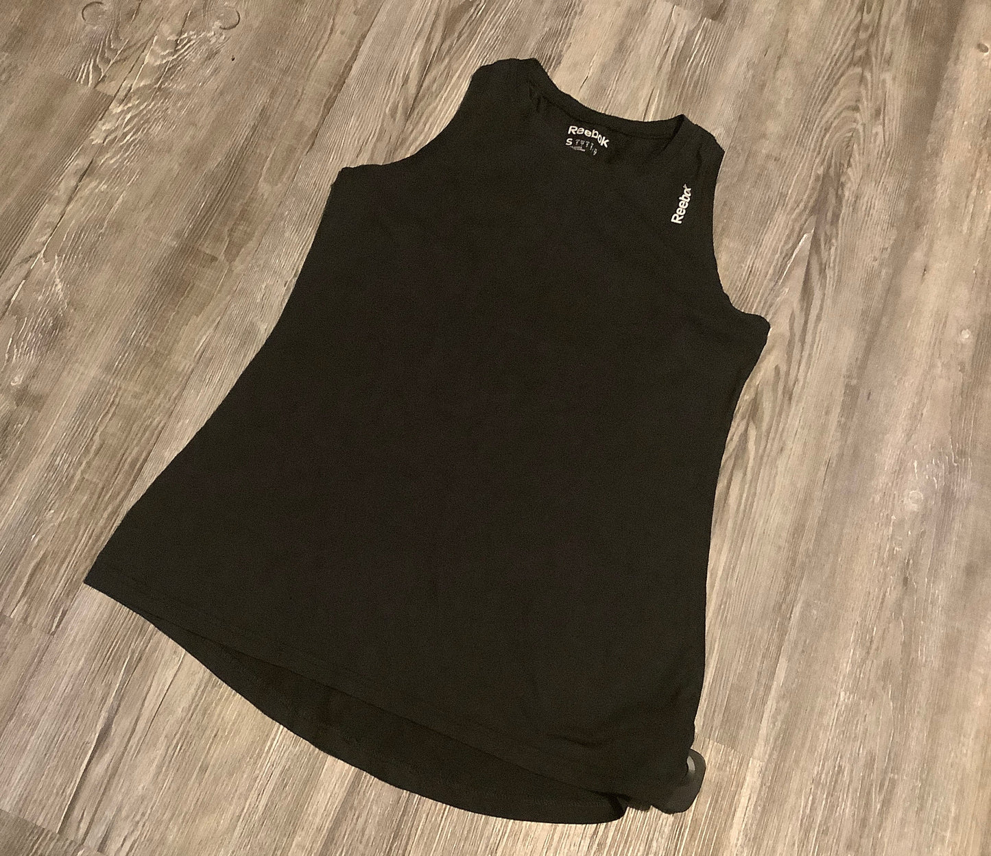 Athletic Tank Top By Reebok In Black, Size: S