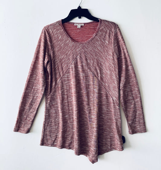 Top Long Sleeve By Dressbarn In Red, Size: L