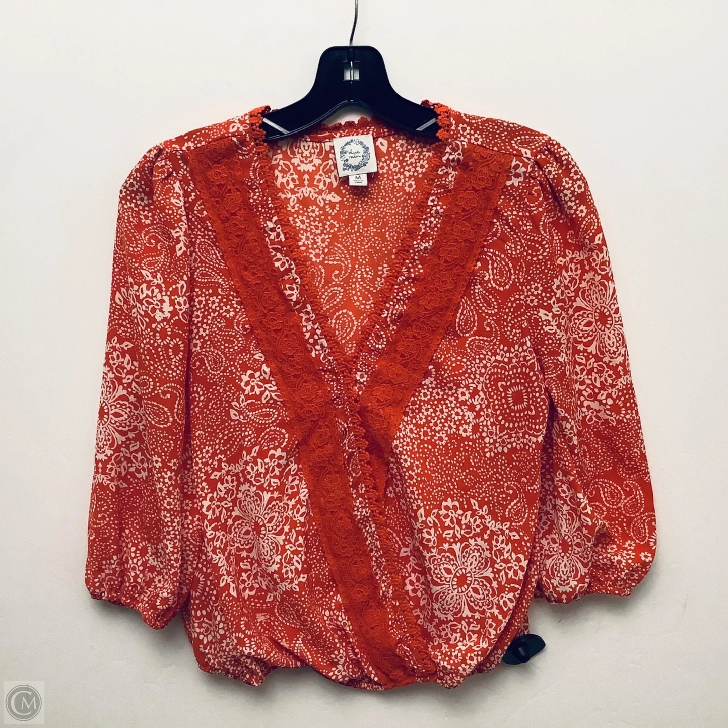 Top Short Sleeve By Blue Rain In Red, Size: M