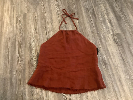 Red Top Sleeveless Zara, Size Xl