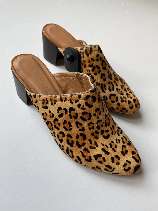 Animal Print Shoes Heels Block Very Volatile, Size 9