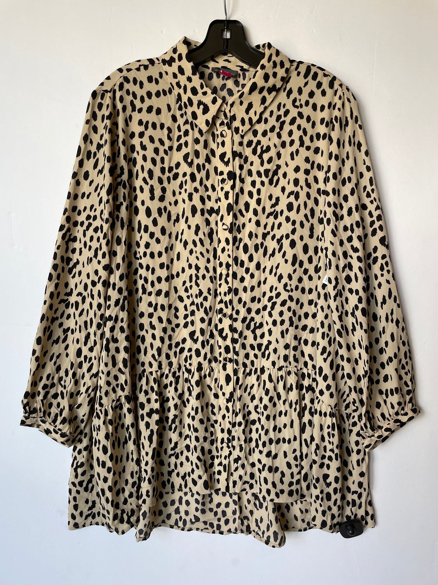 Beige Top Long Sleeve Vince Camuto, Size Xl