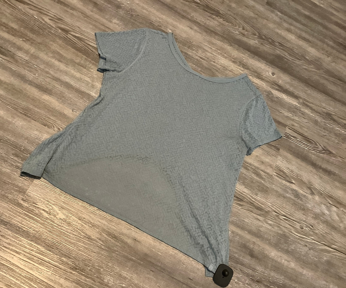 Blue Athletic Top Short Sleeve Lululemon, Size Xs