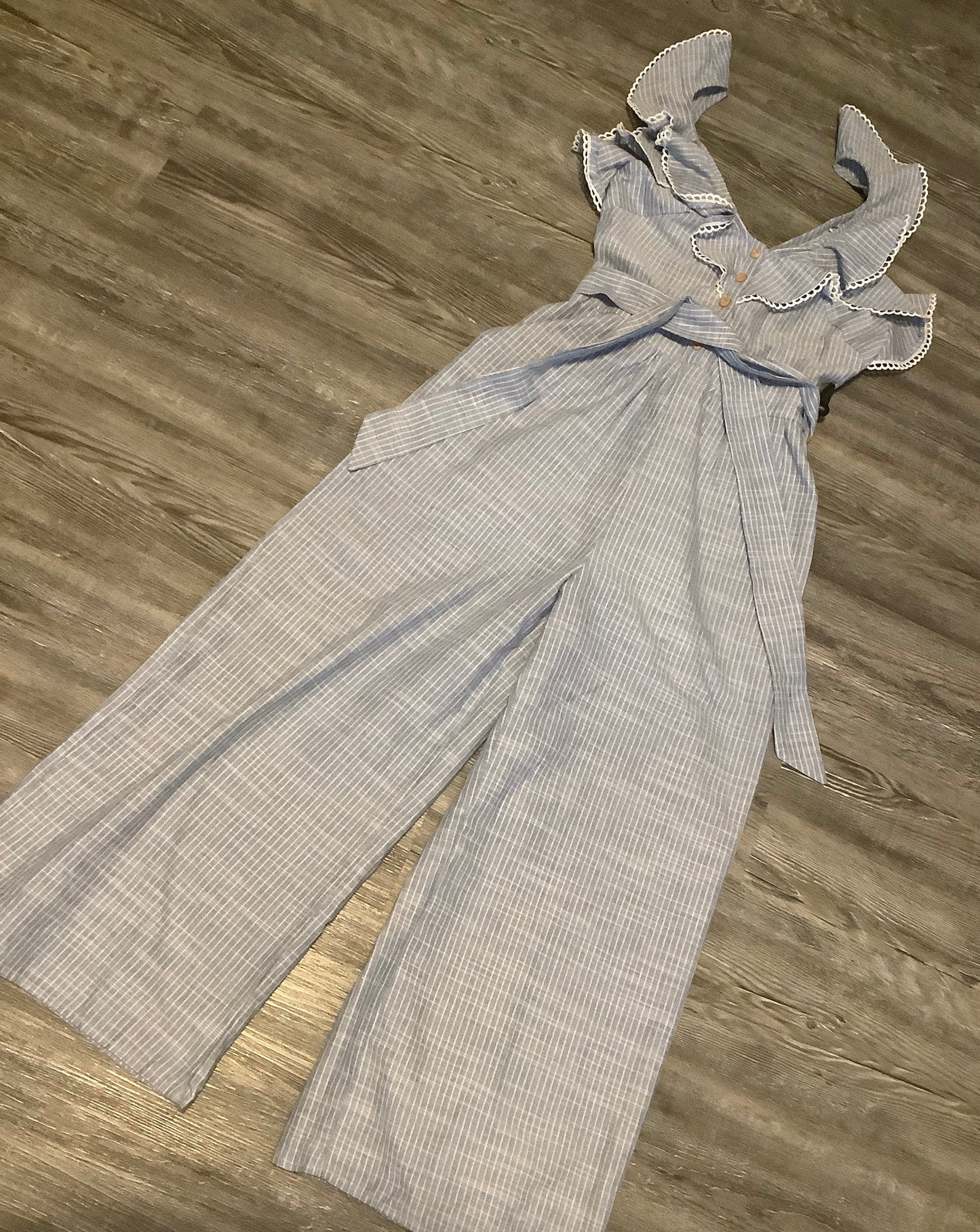 Blue Jumpsuit Clothes Mentor, Size S