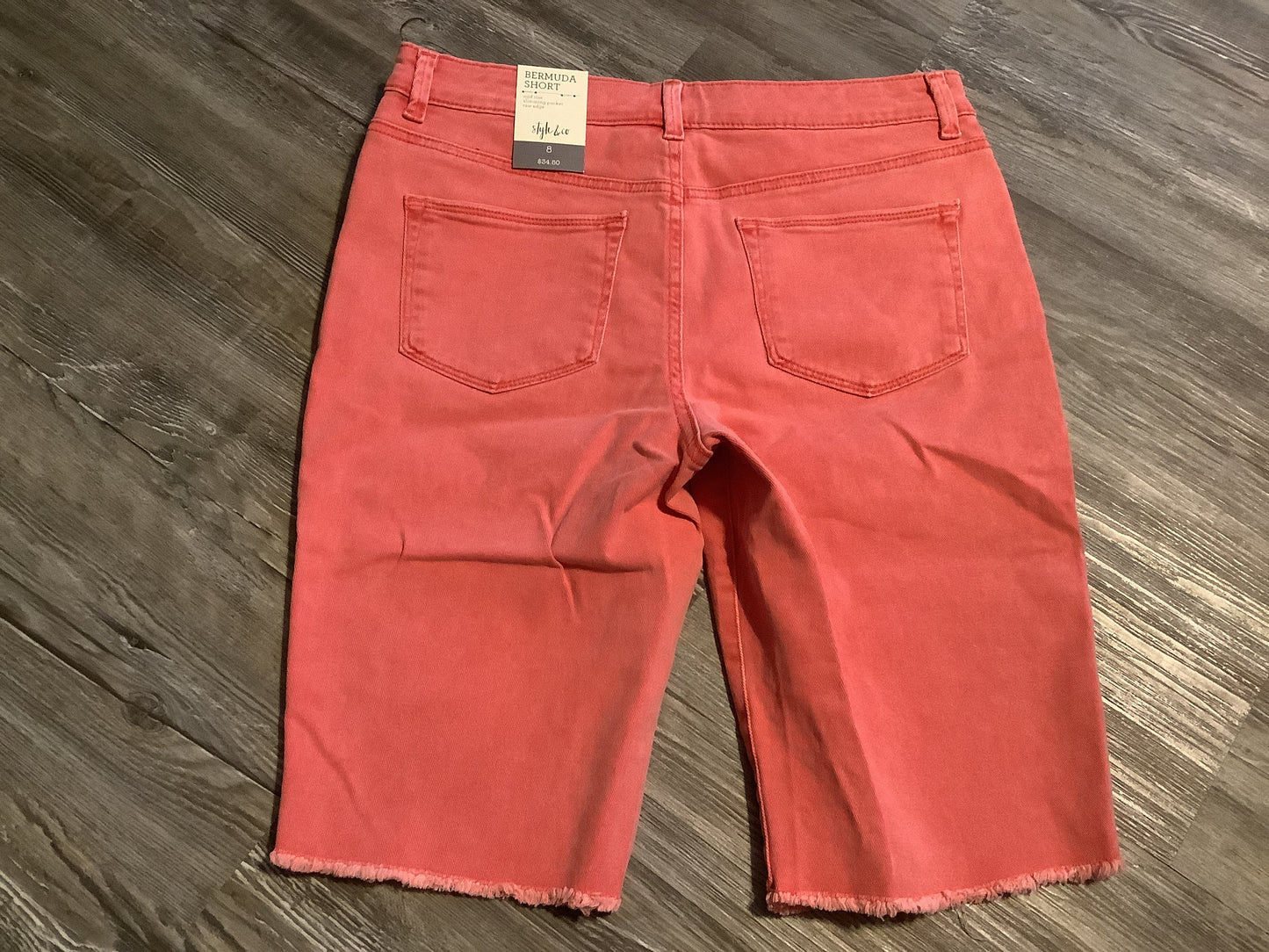 Shorts By Style And Company In Orange, Size: 8