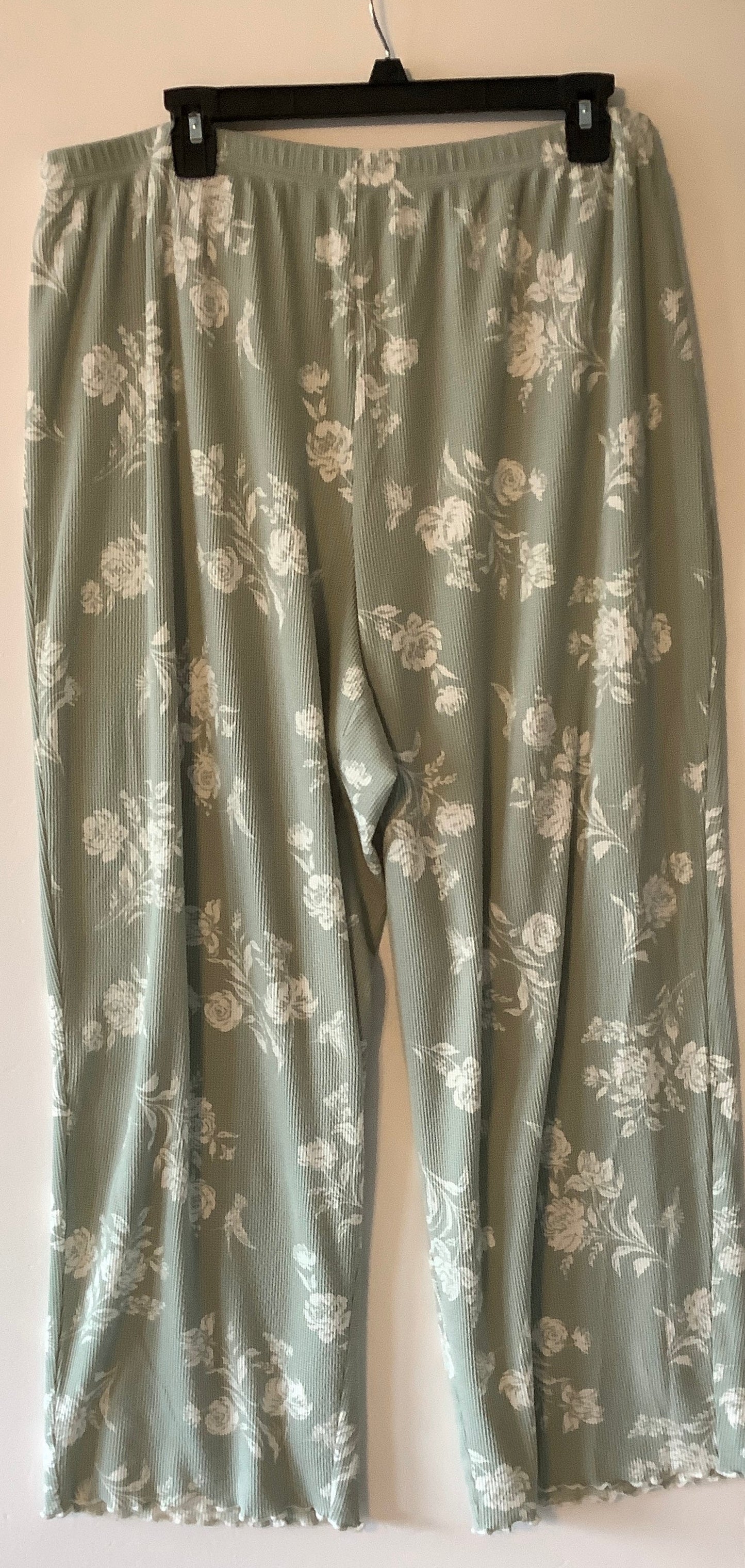 Pajamas 2pc By Laura Ashley In Green, Size: 2x