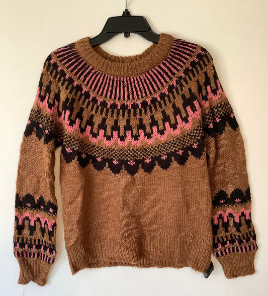 Sweater By Knox Rose In Brown, Size: S