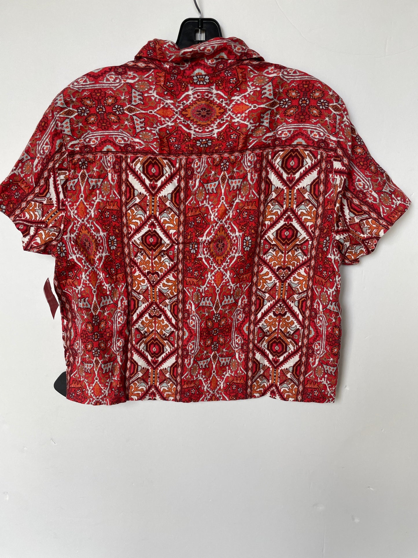 Red Top Short Sleeve Rachel Zoe, Size M