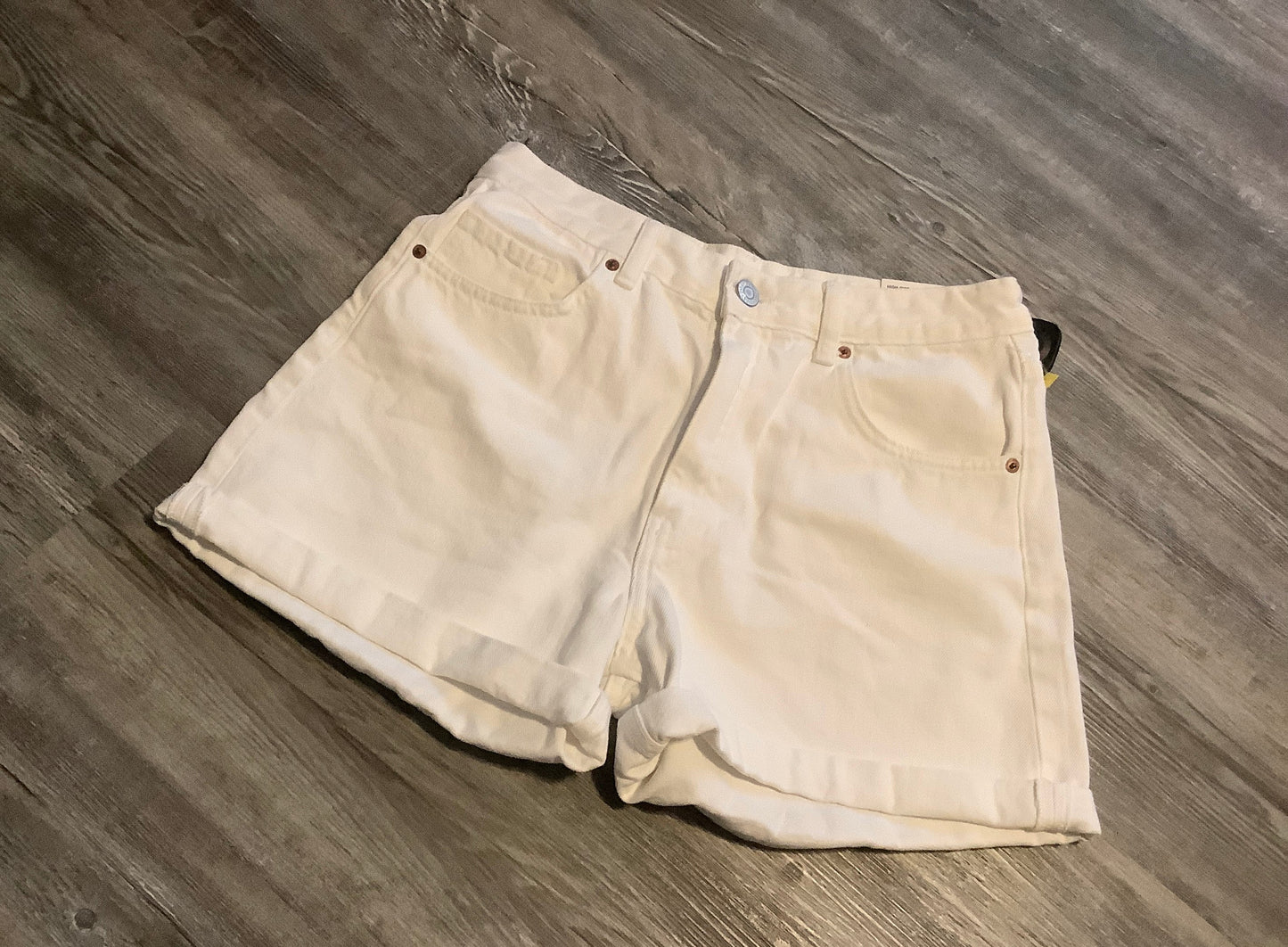 White Denim Shorts Zara, Size 6