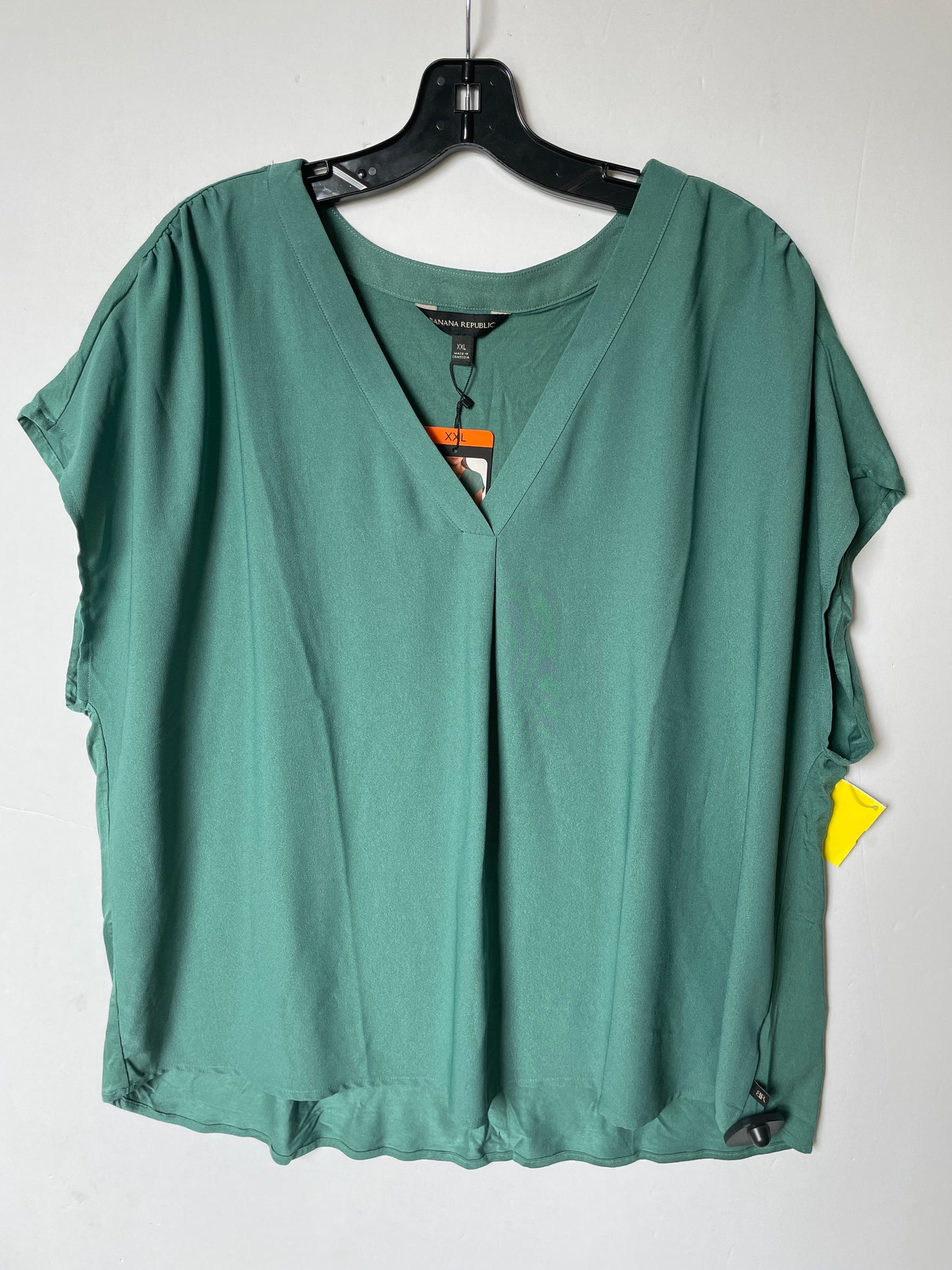 Green Top Short Sleeve Banana Republic, Size Xxl