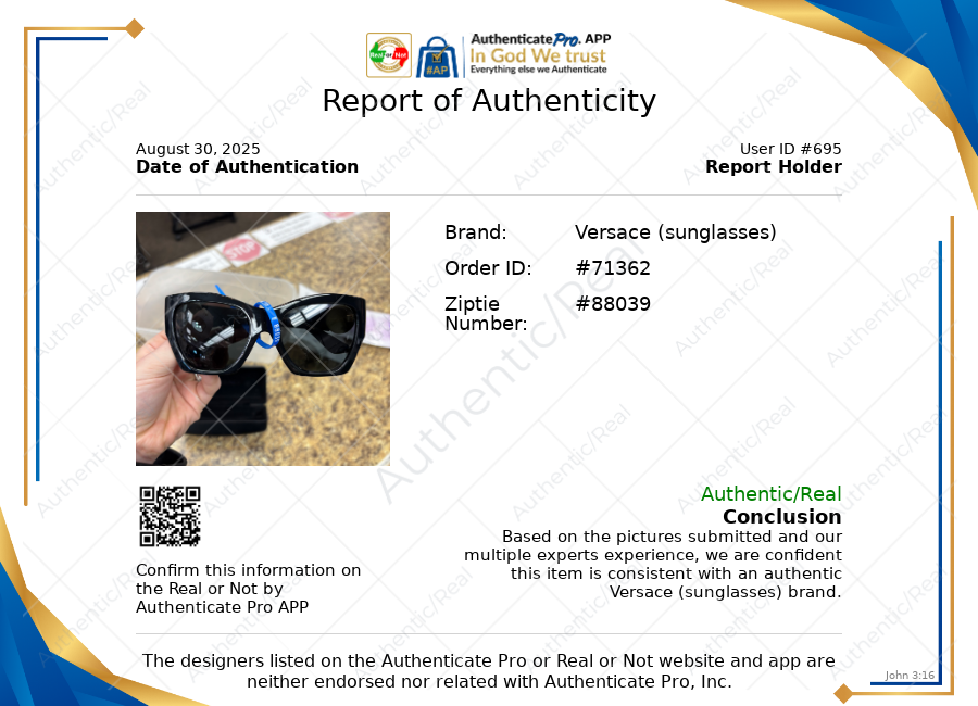 Sunglasses Luxury Designer By Versace