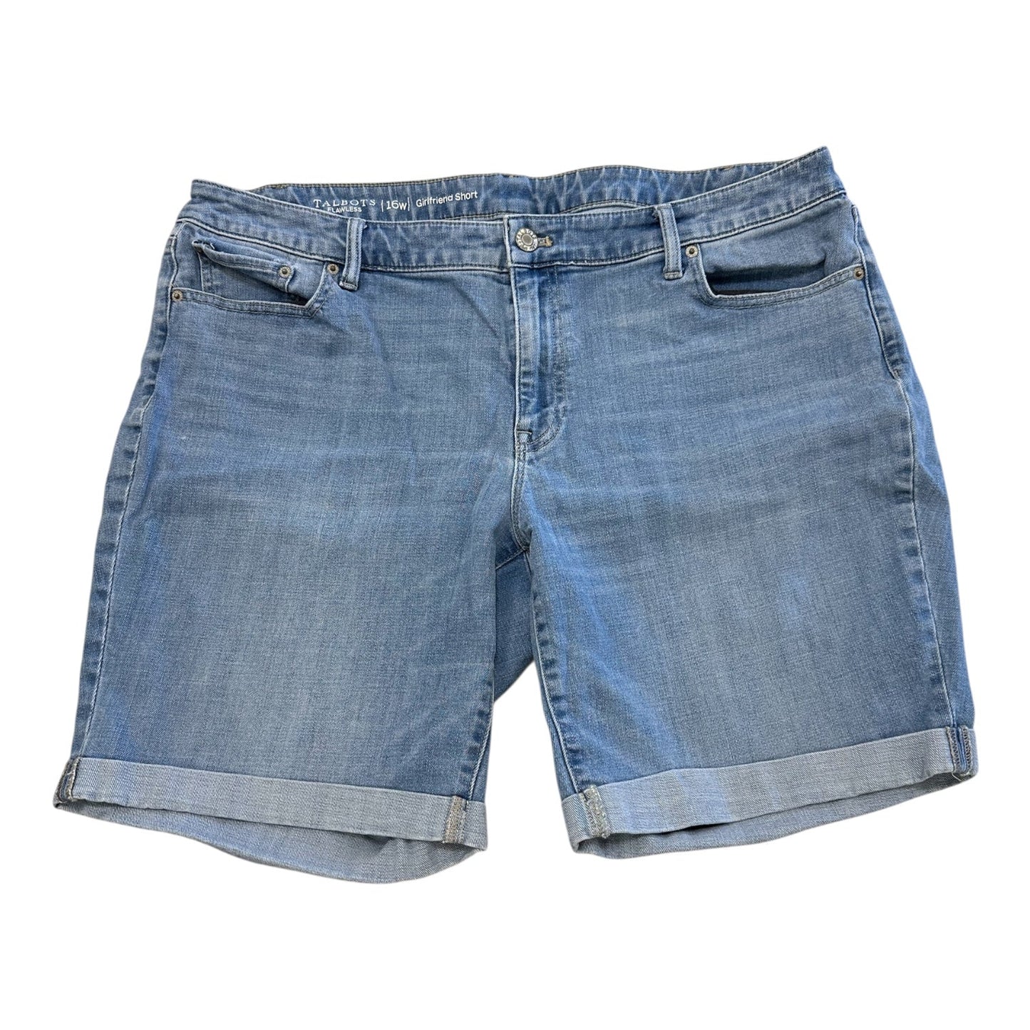 Shorts By Talbots In Blue Denim, Size:16
