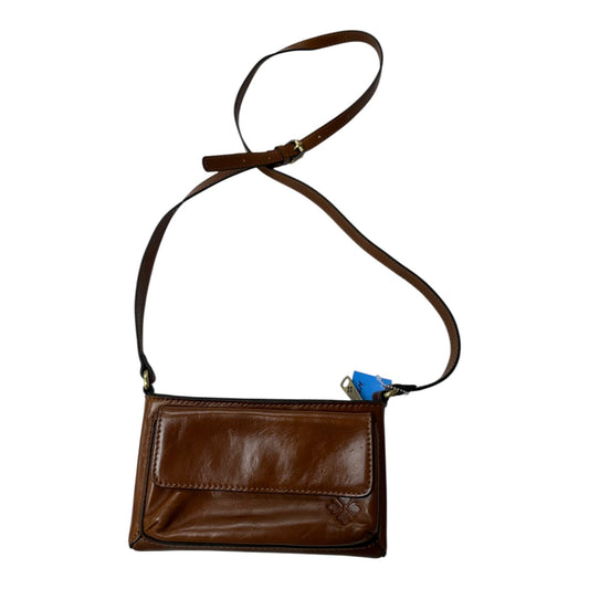 Crossbody Designer By Patricia Nash In Tan, Size:Small