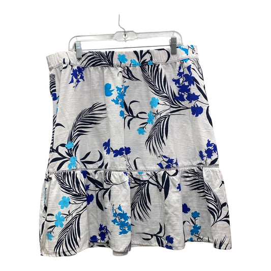 Skirt Mini & Short By Liz Claiborne In White, Size:Xlp