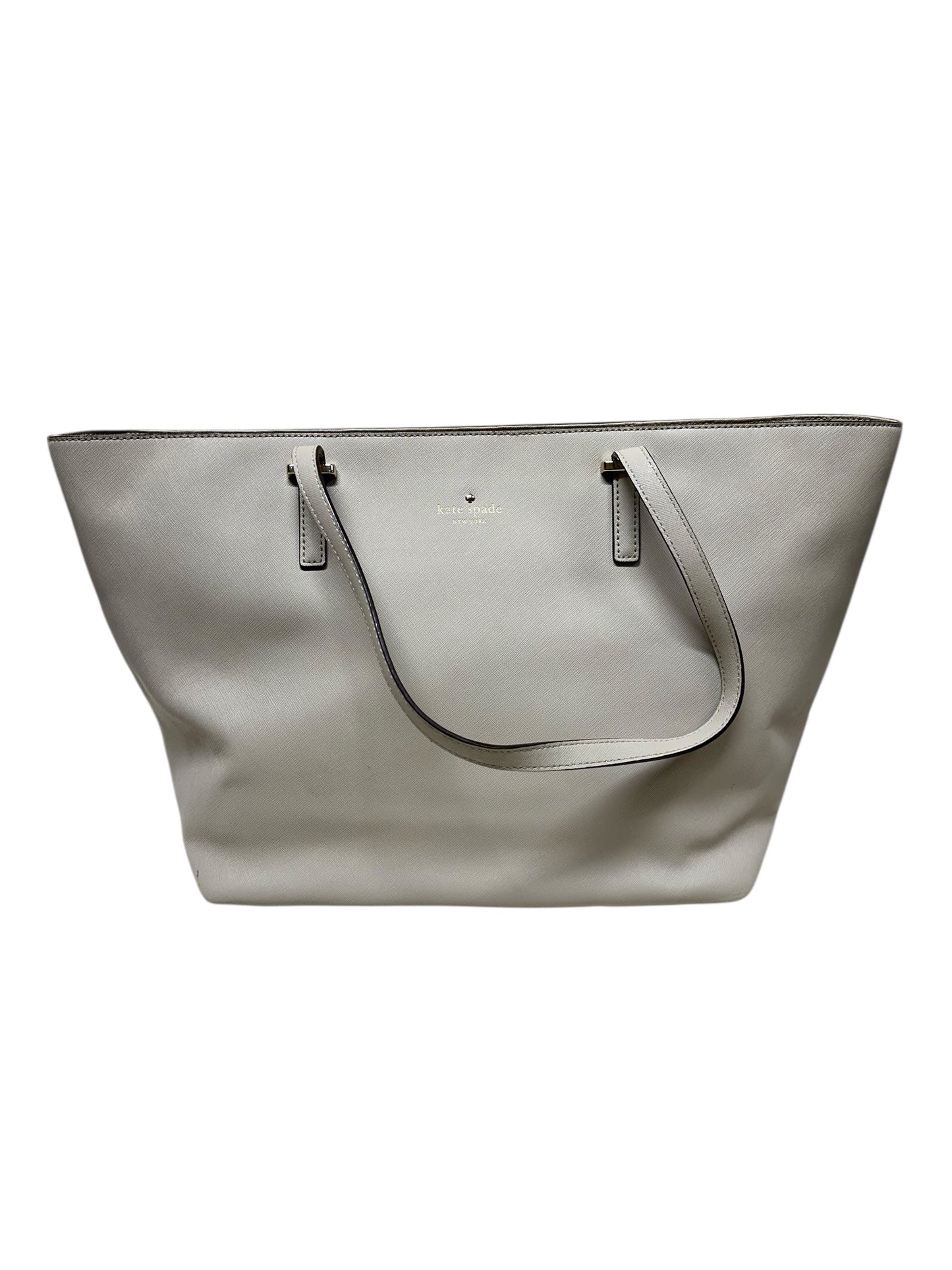 Handbag Designer By Kate Spade In Beige, Size:Large