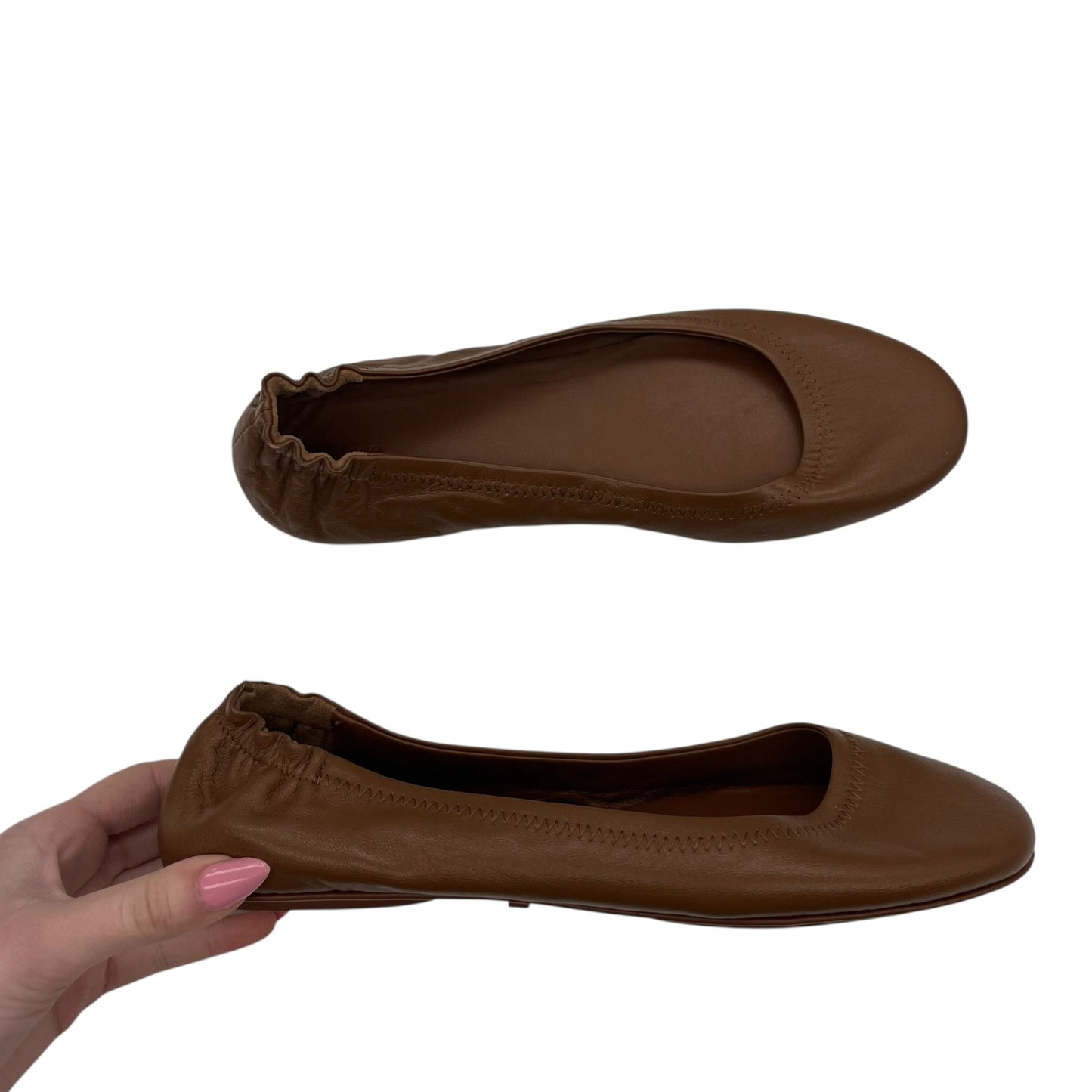 Shoes Heels Block By Quince In Brown, Size:9