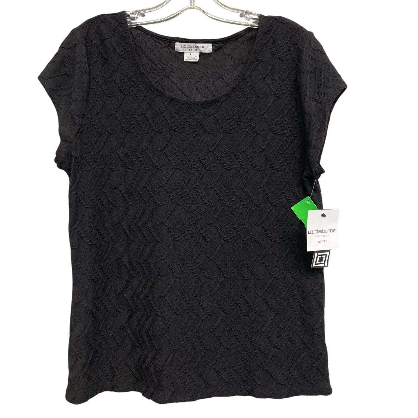 Top Sleeveless By Liz Claiborne In Black, Size:Lp