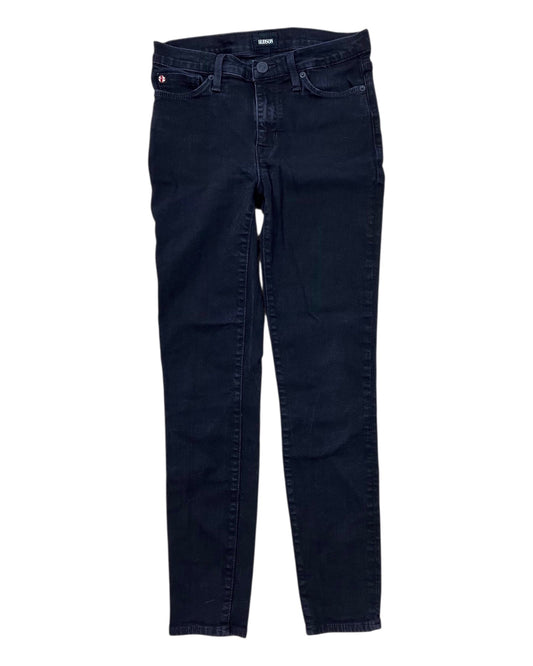 Jeans Straight By Hudson In Black Denim, Size:4