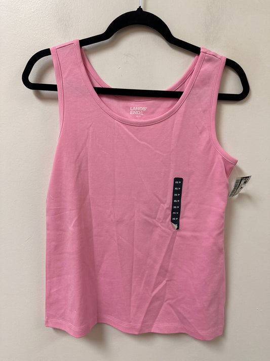 Tank Top By Lands End In Pink, Size:Xs