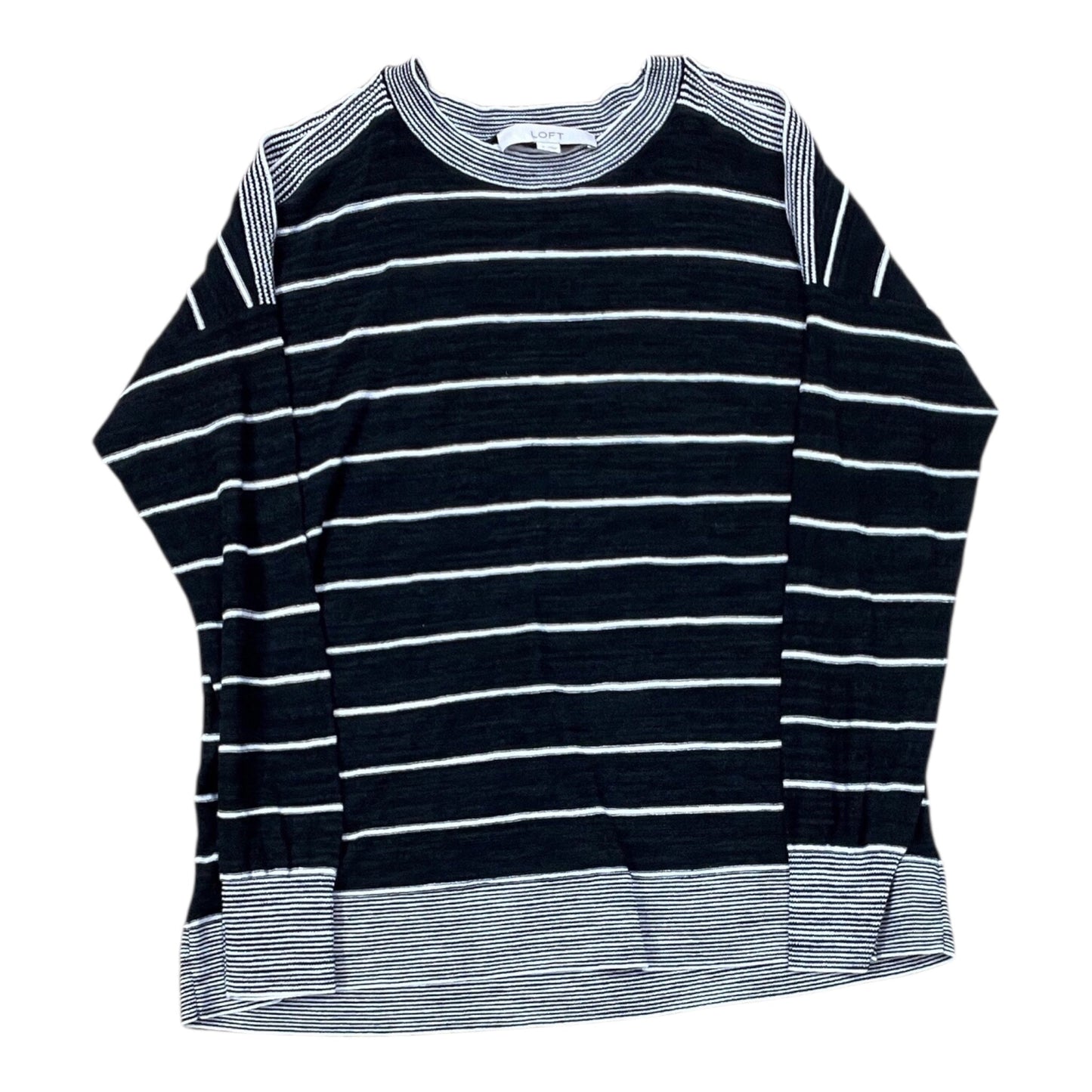 Top Ls By Loft In Black & White, Size:S