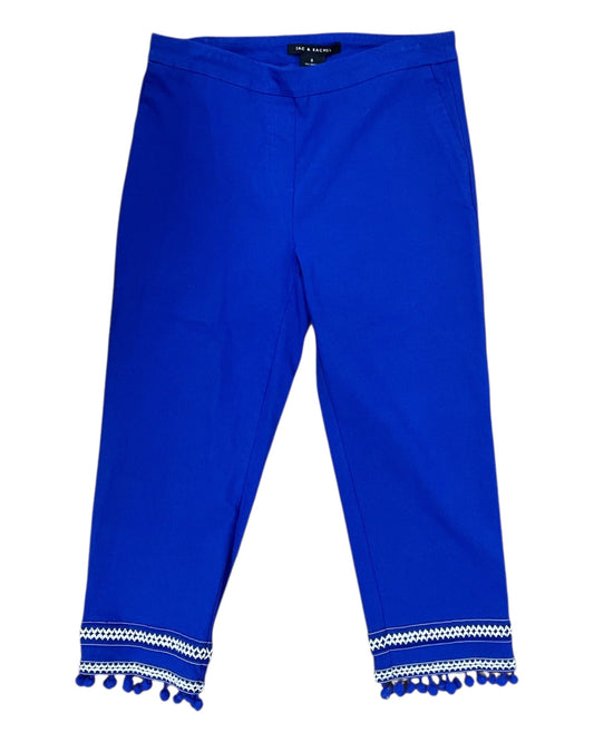 Pants Dress By Zac And Rachel In Blue, Size:8