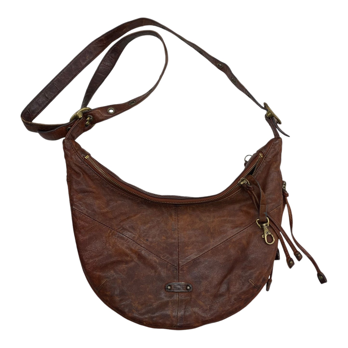 Crossbody Designer By Frye In Brown, Size:Medium