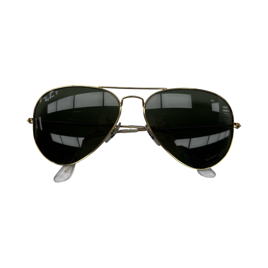 Sunglasses Designer By Ray Ban In Gold