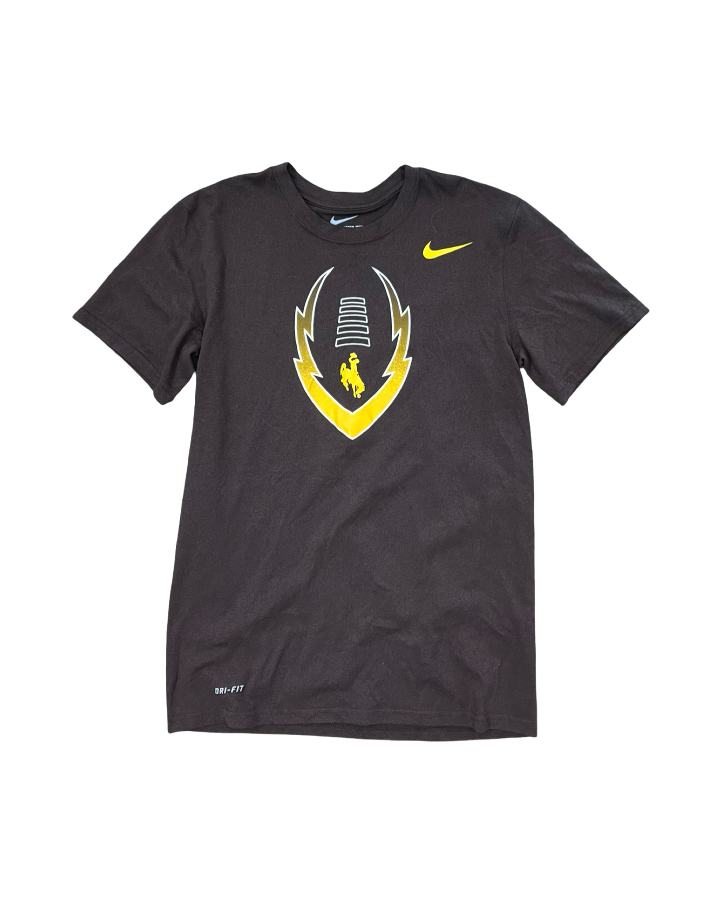 Athletic Top Ss By Nike Apparel In Brown, Size:S