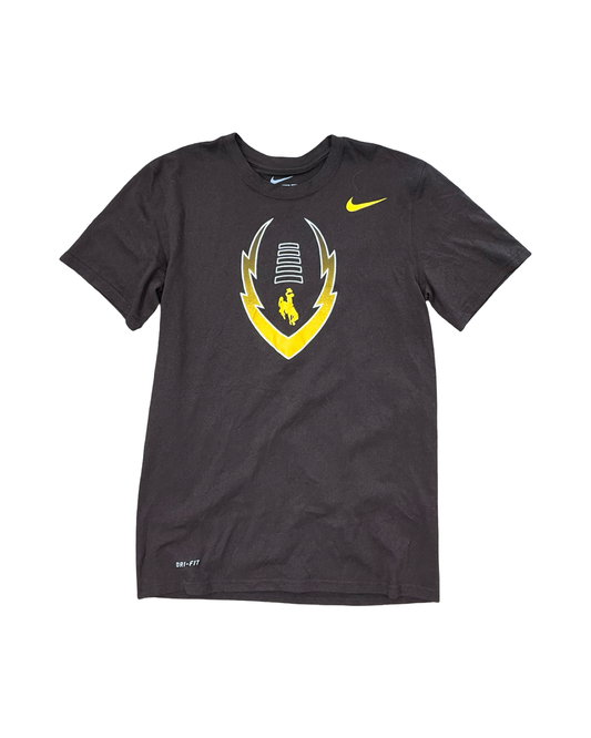 Athletic Top Ss By Nike Apparel In Brown, Size:S
